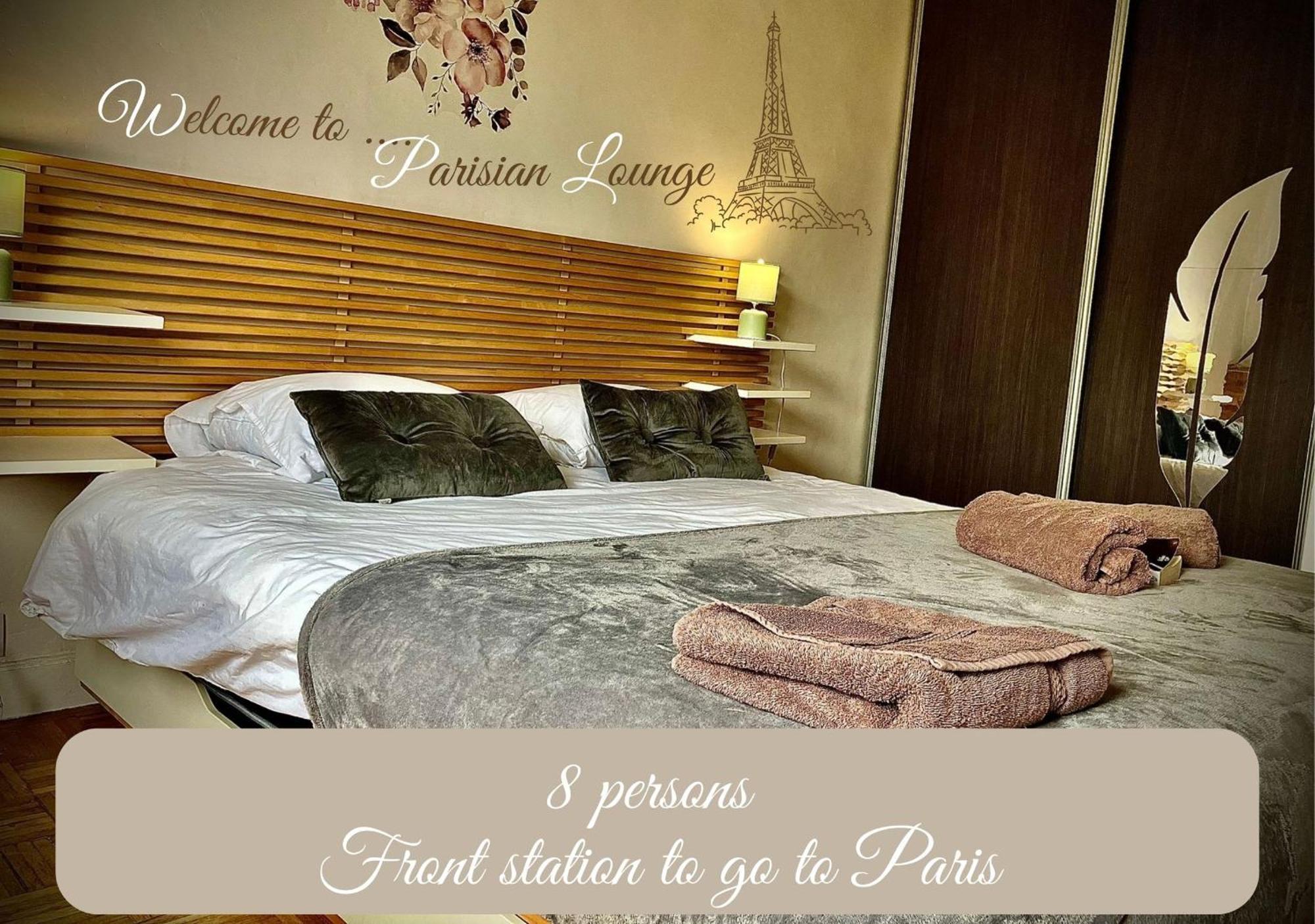 Parisian Lounge 8 Pers Front Station Apartment Villemomble Exterior foto